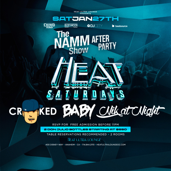 HEAT Saturdays W/ DJ Crooked