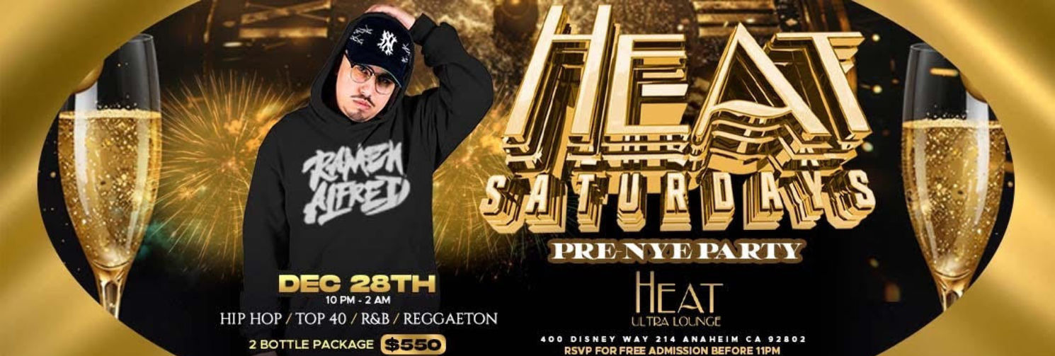 HEAT Saturdays With DJ Ramen Alfred