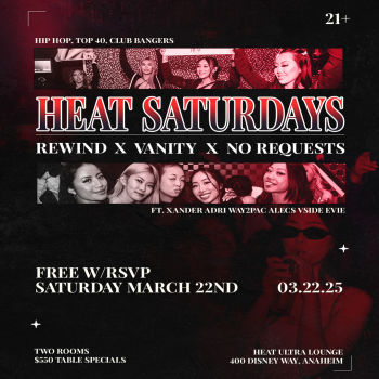 HEAT Saturdays - Sat Mar 22