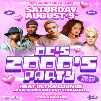 2000's Night - Sat Aug 9
