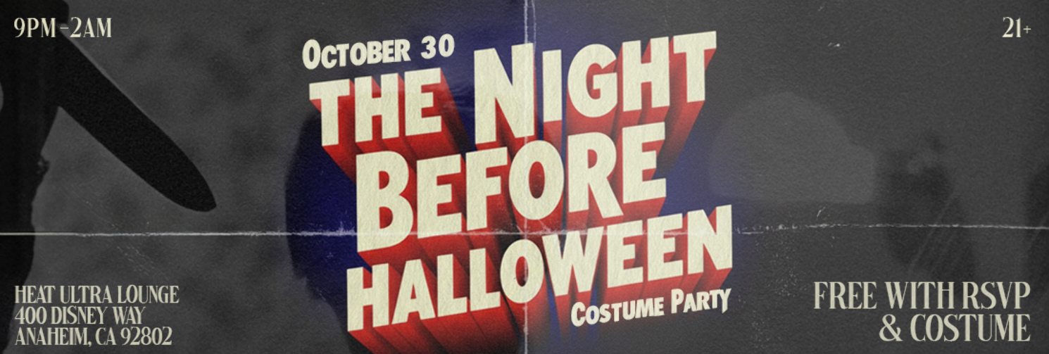 Rewind OC Presents, The Night Before Halloween