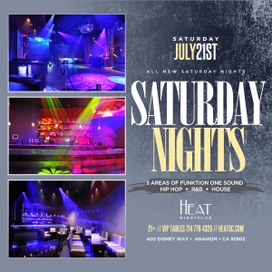 HEAT SATURDAYS W/ EVERYONE IN FREE W/ RSVP