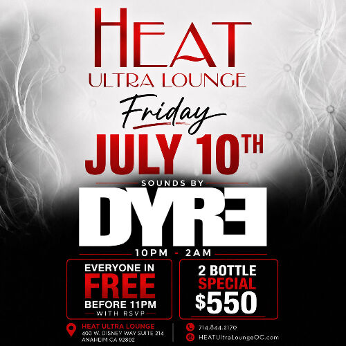 HEAT Fridays With DJ Dyre