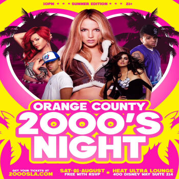 2000's Night - Sat Aug 1