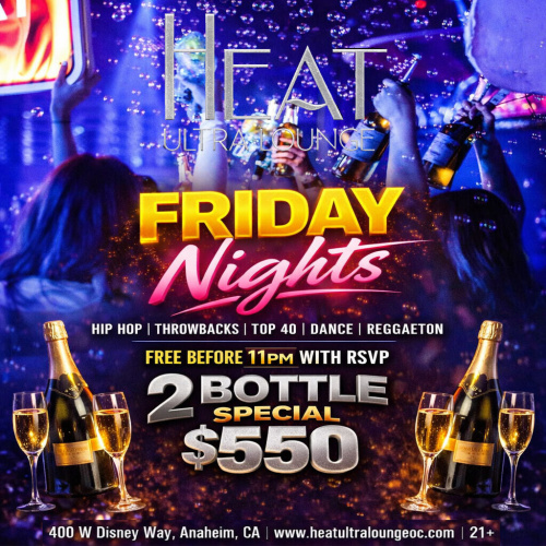 HEAT Fridays - Heat Ultra lounge