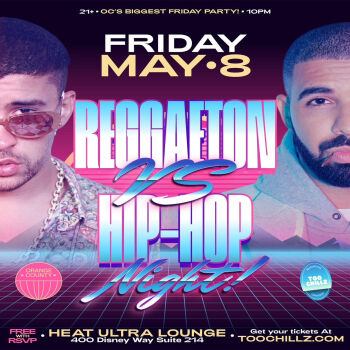 Reggaeton VS. Hip Hop Party - Fri May 8