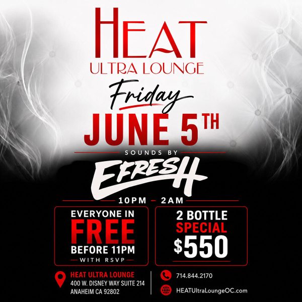 HEAT Fridays With DJ EFresh