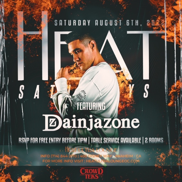 HEAT Saturdays W/ DJ Dainjazone