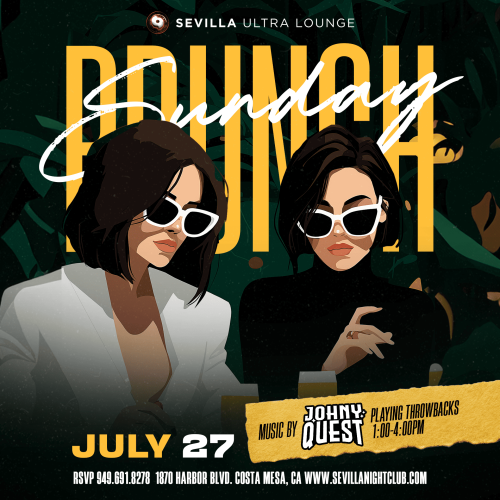 SUNDAY BRUNCH VIBES! - Flyer