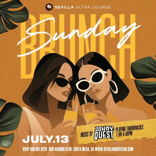 Sunday Brunch Vibes - Flyer