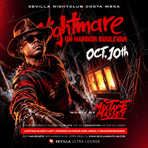 Sevilla Costa Mesa | Hotter Than Ever Latin Saturdays - Flyer