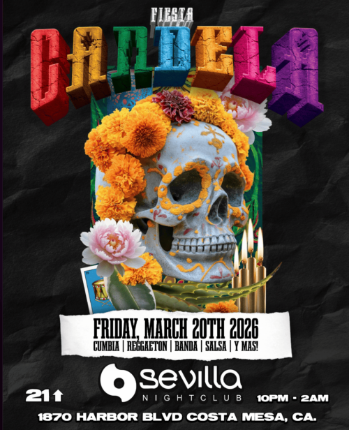 Sevilla Costa Mesa | The Hottest Latin Fridays - Flyer