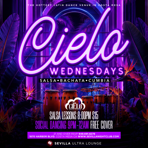 Costa Mesa: Wednesday Salsa Bachata Nights | Classes+After Party - Orange County