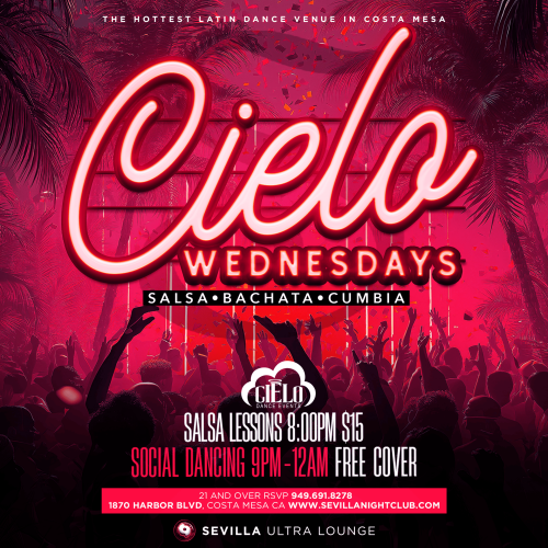 Costa Mesa: Wednesday Salsa Bachata Nights | Classes+After Party - Orange County