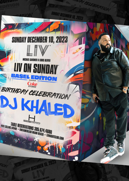 DJ Khaled - Flyer