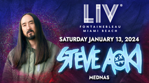 Steve Aoki - Flyer