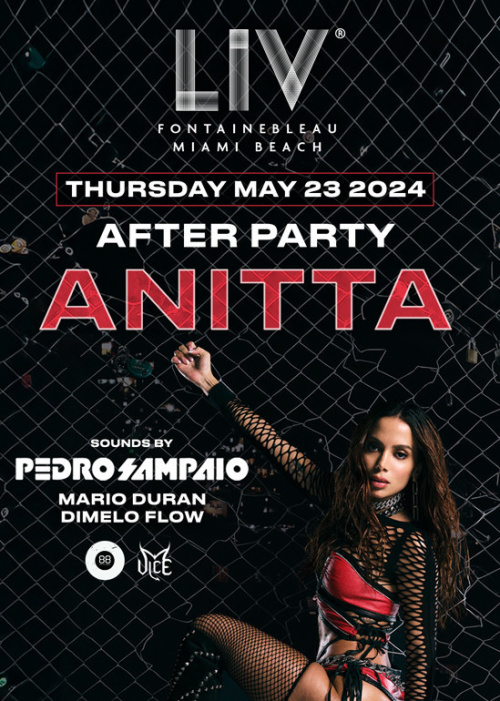 Anitta & Pedro Sampaio - Flyer