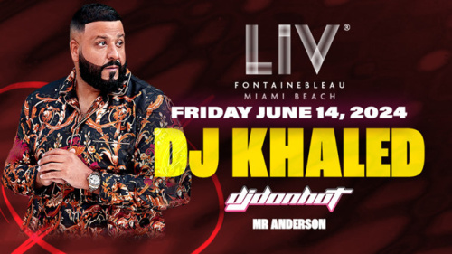 DJ Khaled - Flyer