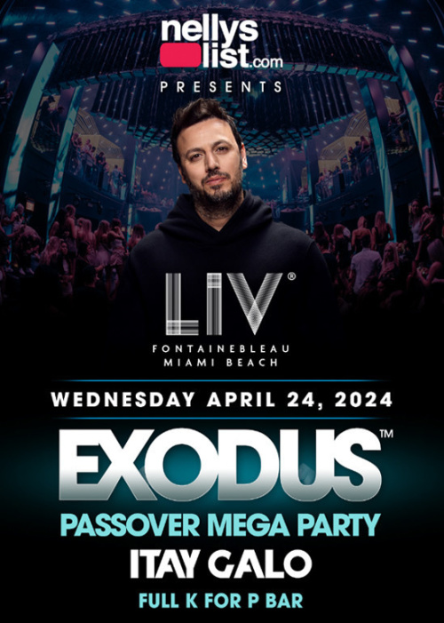 EXODUS PASSOVER PARTY - Flyer