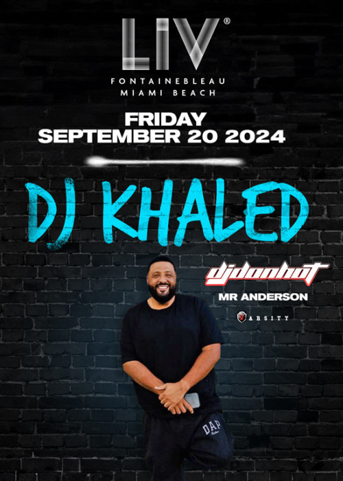 DJ Khaled - Flyer