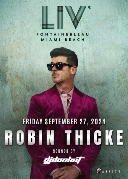 Robin Thicke - Flyer