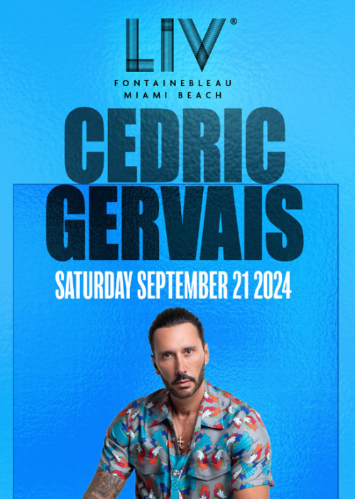 Cedric Gervais - Flyer