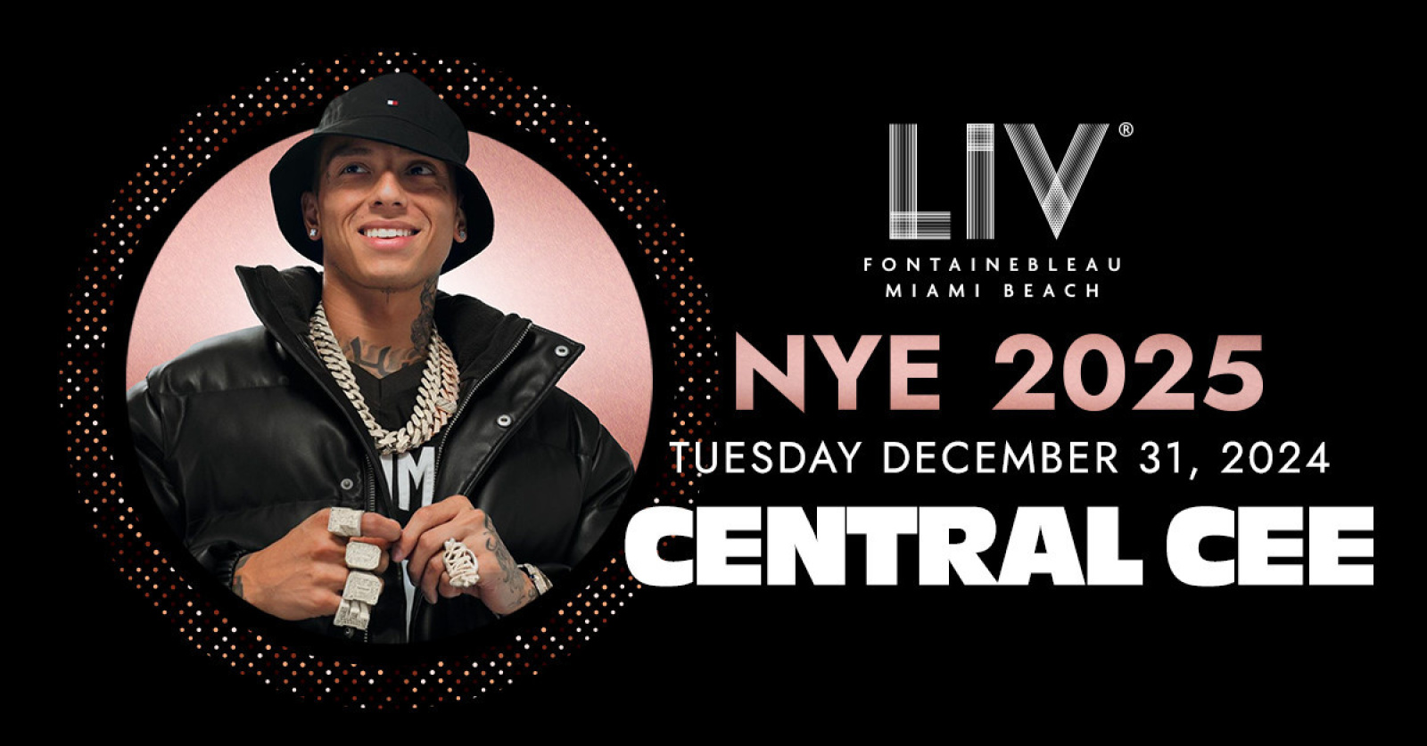 Central Cee New Years Eve 2025 - Flyer