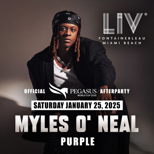 Myles O'Neal & Purple - Flyer