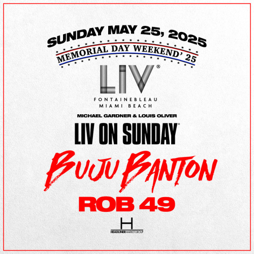 Buju Banton & Rob49 - Flyer