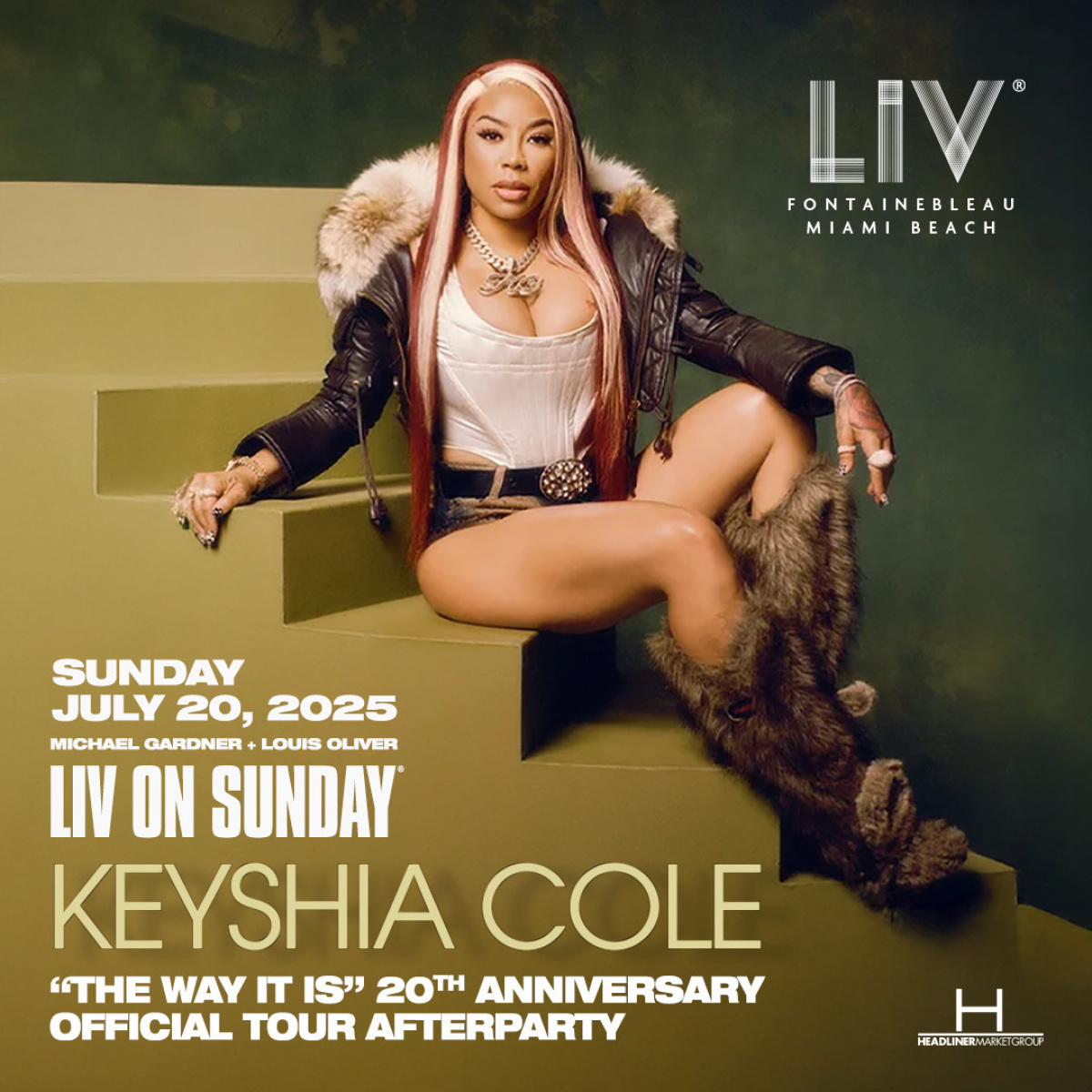 Keyshia Cole at LIV Nightclub Miami, Sun, Jul 20, image size:1200x1200