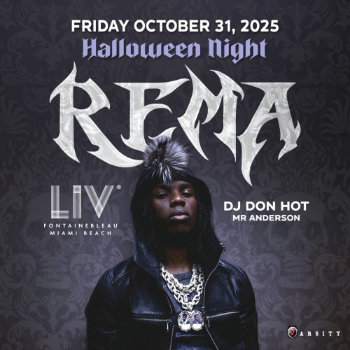 Rema Halloween Night - Flyer