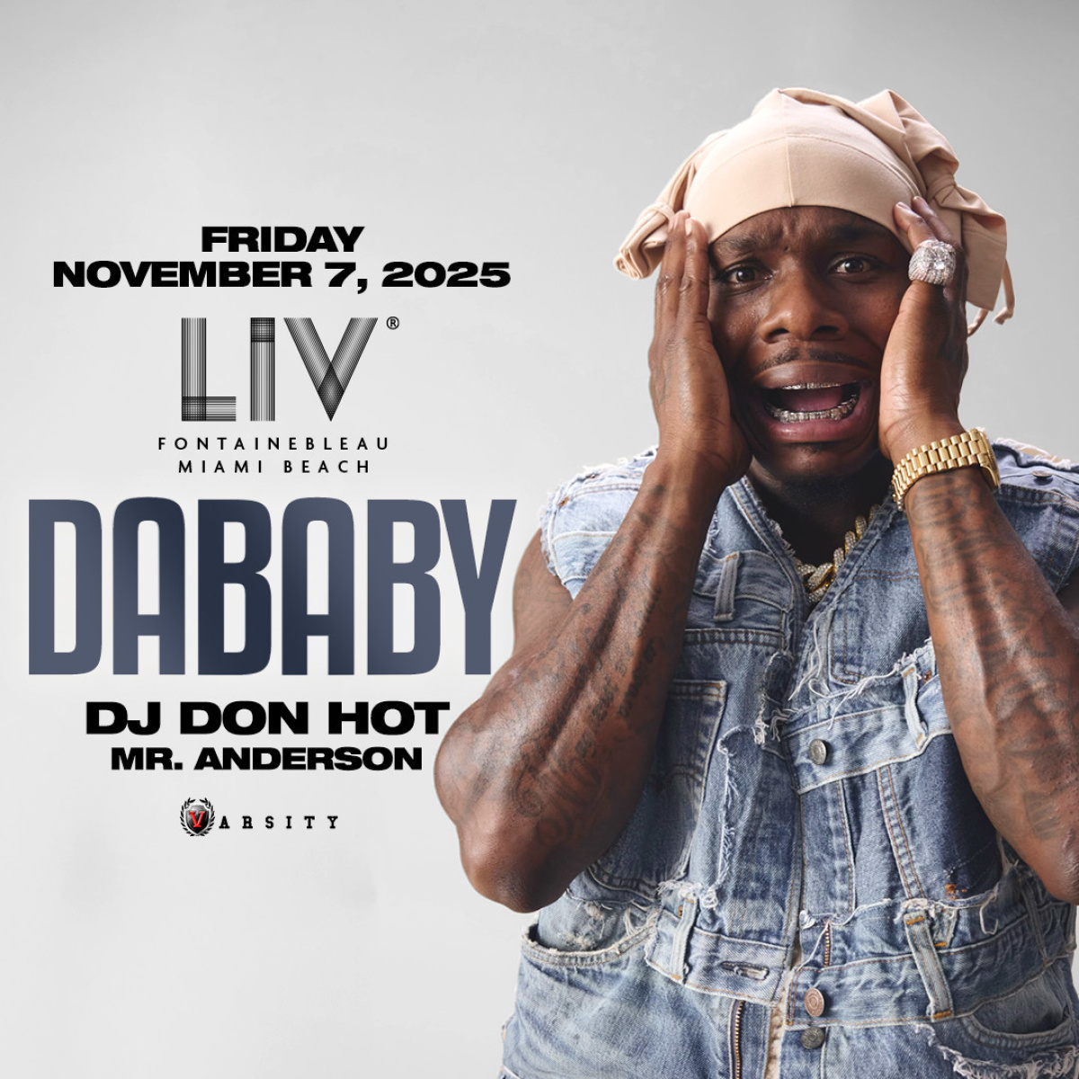 DaBaby at LIV Nightclub Miami, Fri, Nov
