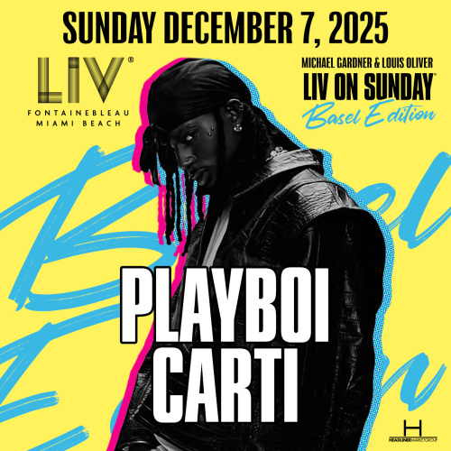 Playboi Carti Basel Edition - Flyer
