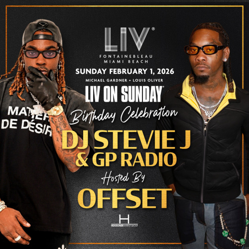 Offset & DJ Stevie J Birthday Celebration - Flyer