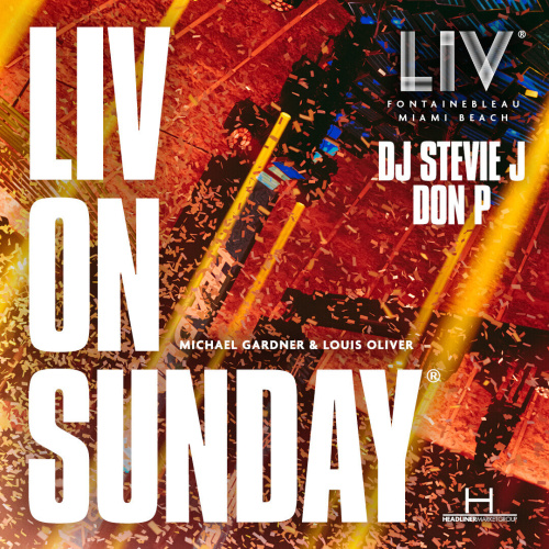 LIV ON SUNDAY - Flyer