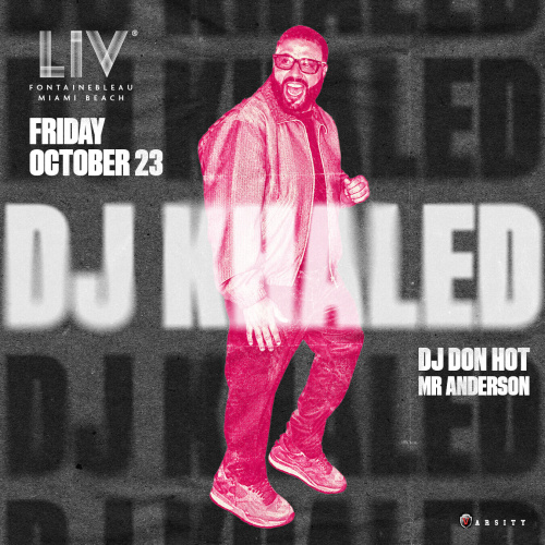 DJ Khaled - Flyer