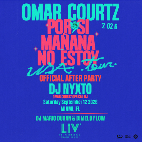 Omar Courtz Official After Party - Flyer