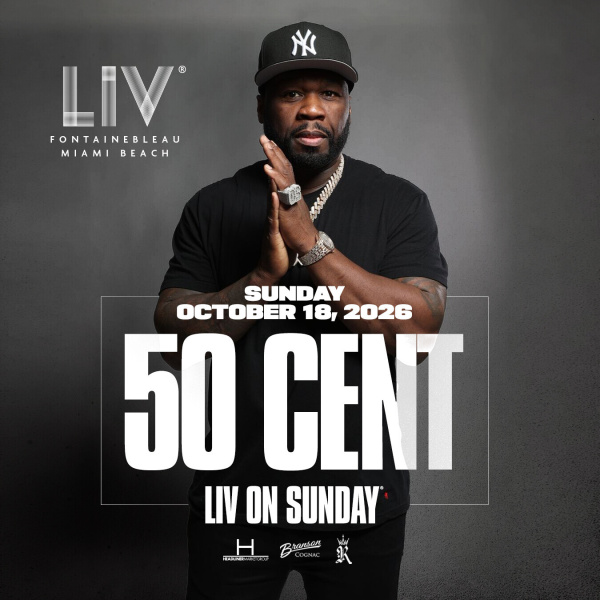 50 Cent at LIV Miami