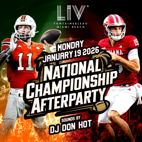 National Championship Official Afterpary - Flyer