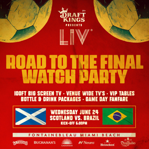 Scotland vs. Brazil Watch Party - Flyer