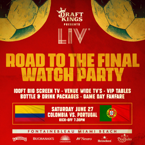 Colombia vs. Portugal Watch Party - Flyer