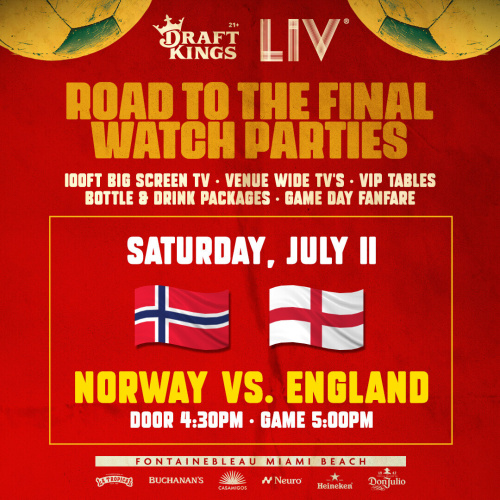 Norway vs. England - Flyer