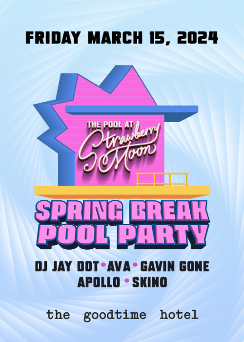 Spring Break Pool Party - Flyer