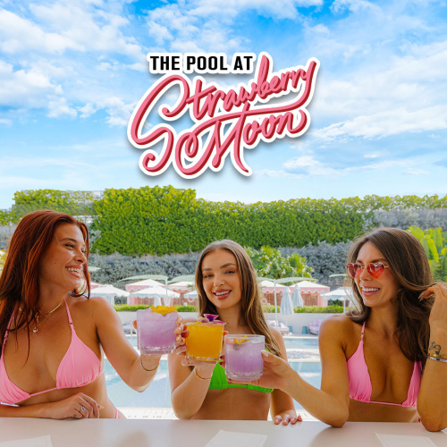 Thursdays at Strawberry Moon Pool - Flyer