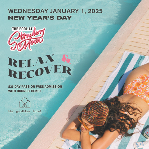 Flyer: New Years Day Relax & Recover