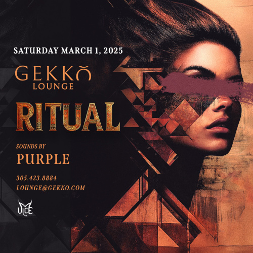 Ritual with Purple - Flyer