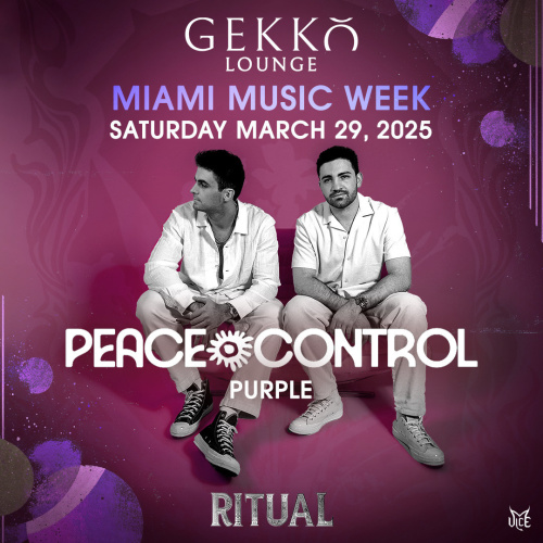 Ritual: Peace Control & Purple - Flyer