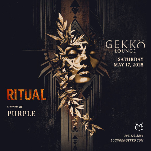 Purple Ritual Saturdays - Flyer