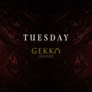 Flyer: Tuesdays at Gekkō Lounge