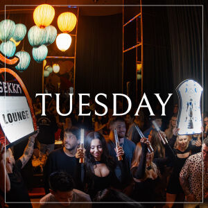 Flyer: Tuesdays at Gekko Lounge